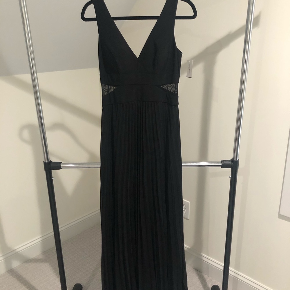David’s Bridal Black Cutout Gown - NWT